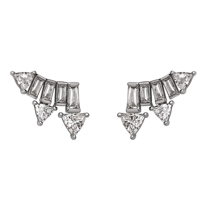Lark and Berry x Diamond Foundry short earrings