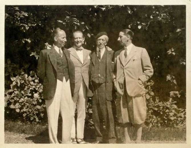 Three Cartier Brothers and father