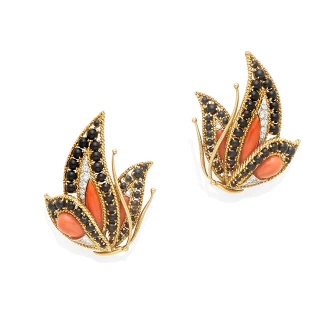 Jessye Norman butterfly earrings