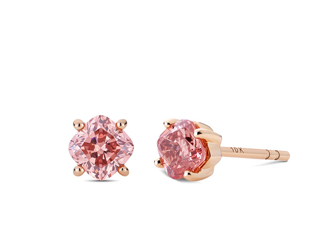 Lightbox Solitaire Earrings 1_1_2-cttw Pink 