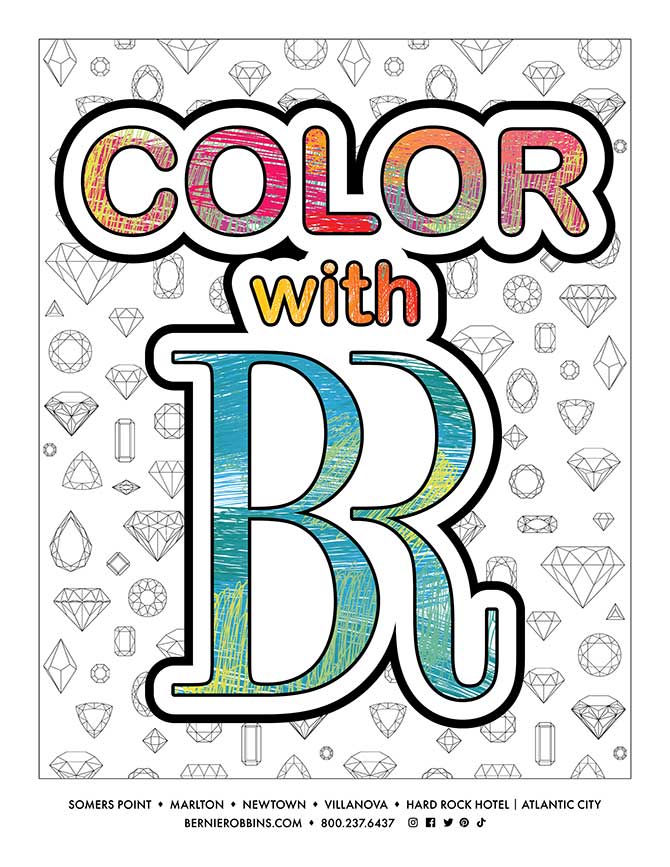 Bernie Robbins coloring book cover