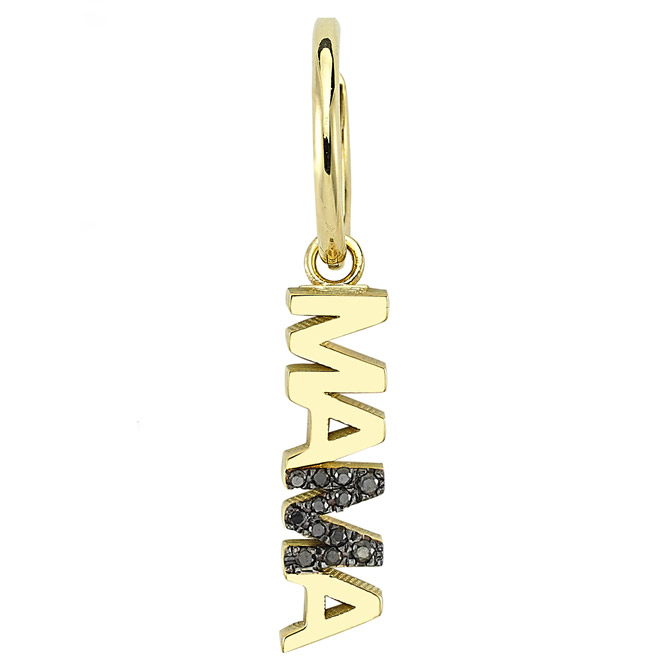 Own Your Story Mama Hoop earring