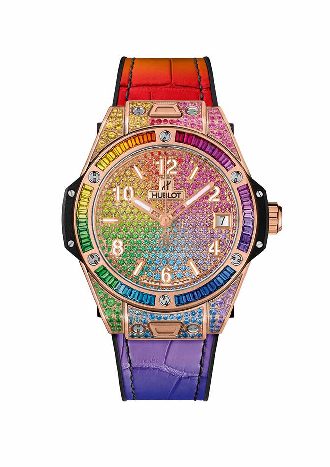 Hublot One Click Rainbow watch