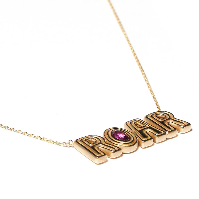 Campbell and Charlotte Juju Roar necklace