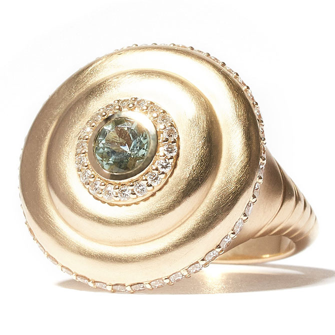 Campbell and Charlotte Evolve cocktail ring