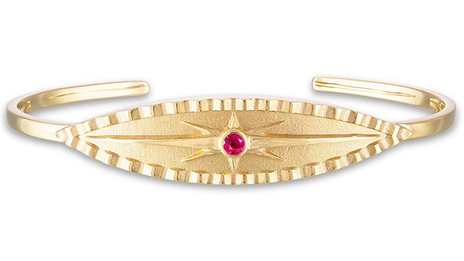 Pamela Zamore marquise star cuff bracelet