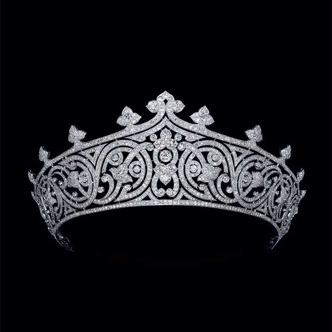 Chaumet Fleuron motif tiara Sothebys