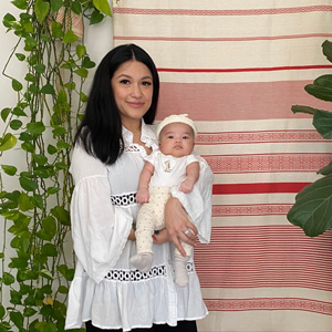 Jenifer Thai and baby
