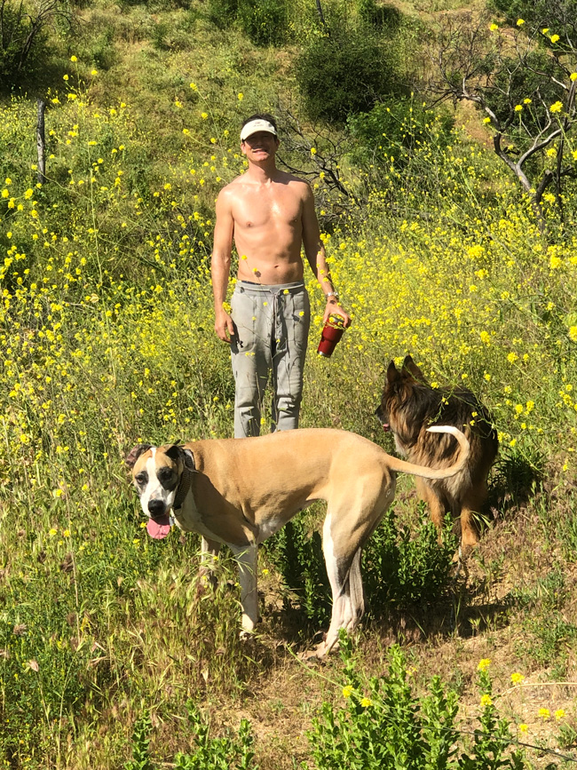 Jerry OConnell hiking