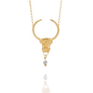 Aurum men's bull pendant