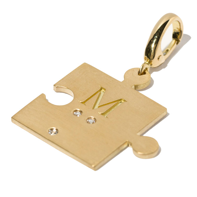 Milamore Puzzle Piece charm