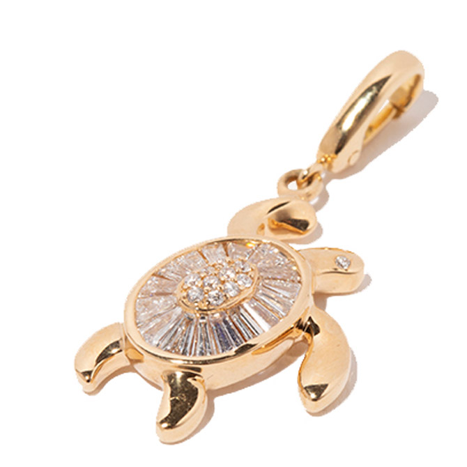 Milamore turtle shell charm