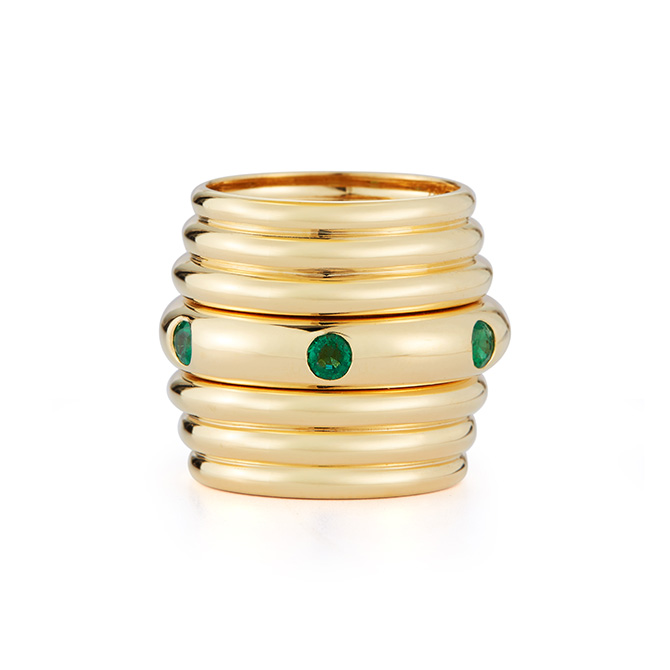 Debora Pagani Honey Stacking ring