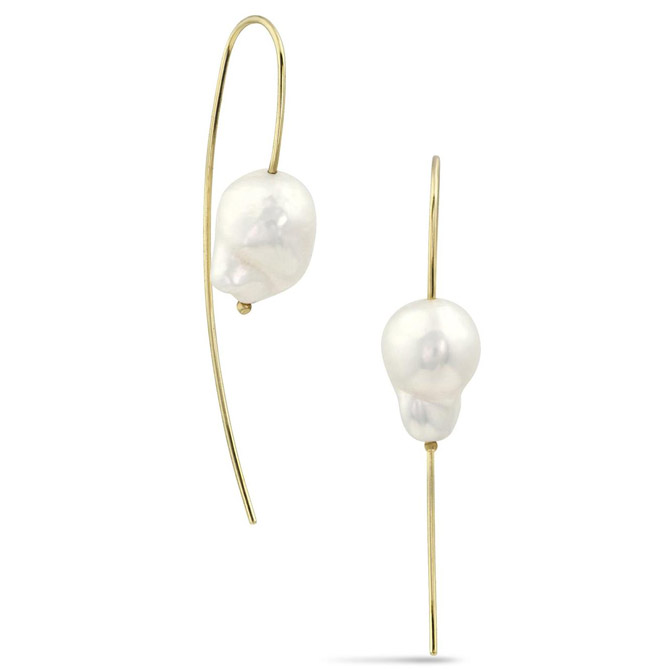 White Space Nova baroque earrings