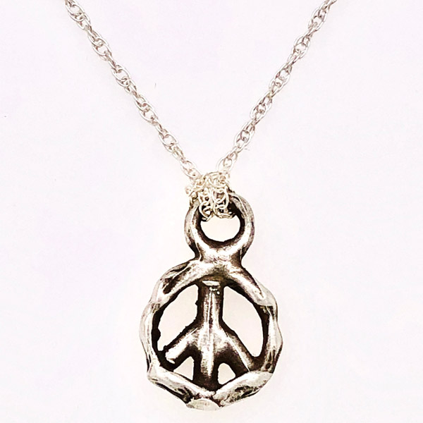 Just Jules Piece for Peace necklace