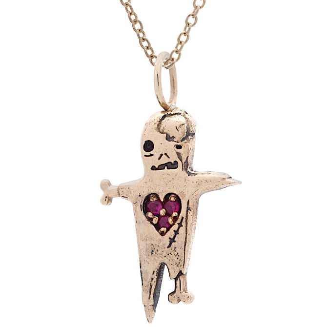 Sofia Zakia Ghoul With a Heart of Gold pendant