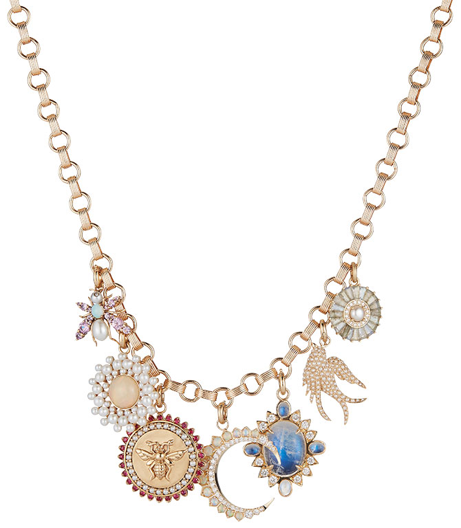 Storrow Jewelry victorian charm necklace