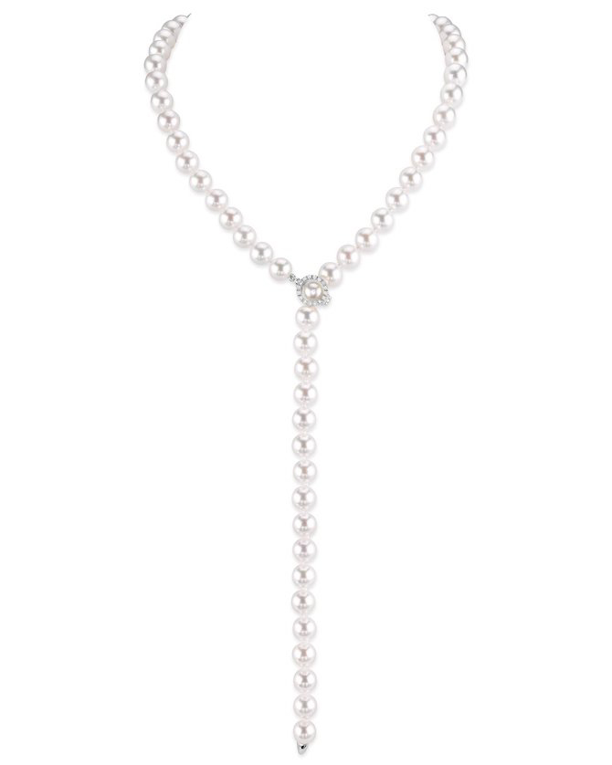 The Pearl Source y necklace