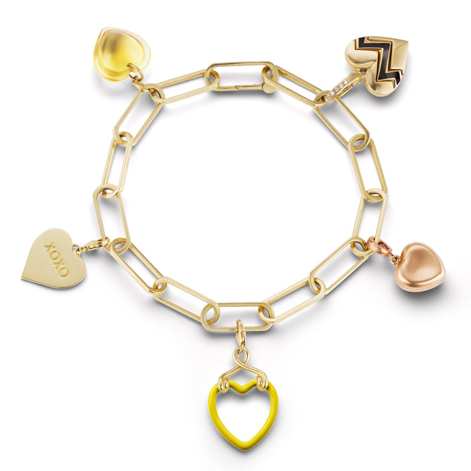 Have a Heart x Muse heart charms bracelet