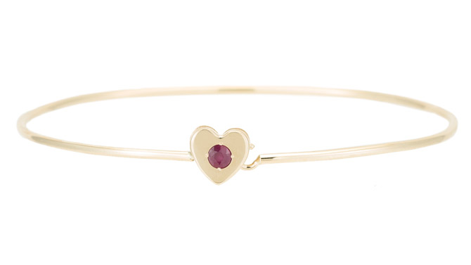 Ariel Gordon heart bracelet