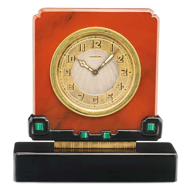 Cartier radium clock