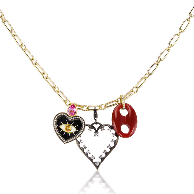 Muse x Have a Heart charm necklace