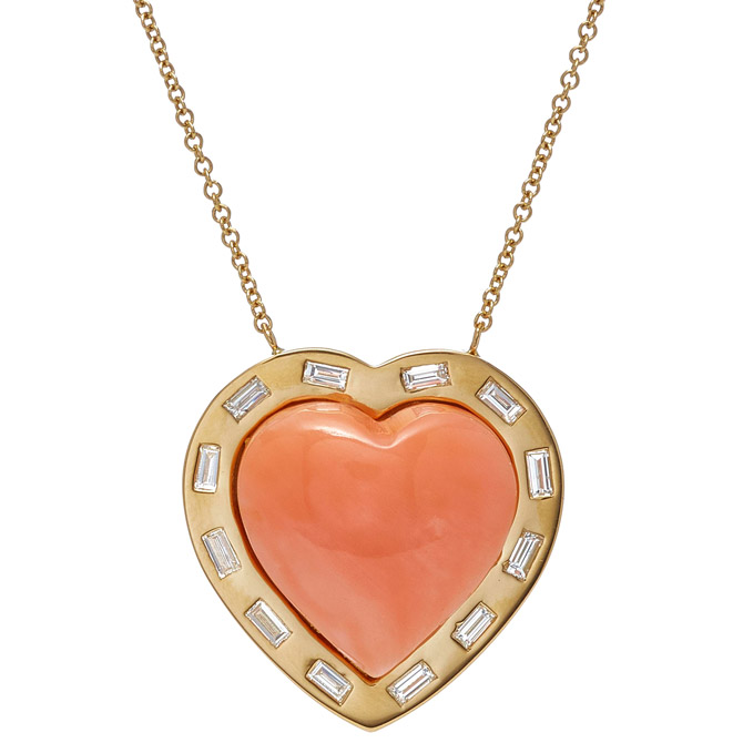 Brent Neale Puff heart pendant