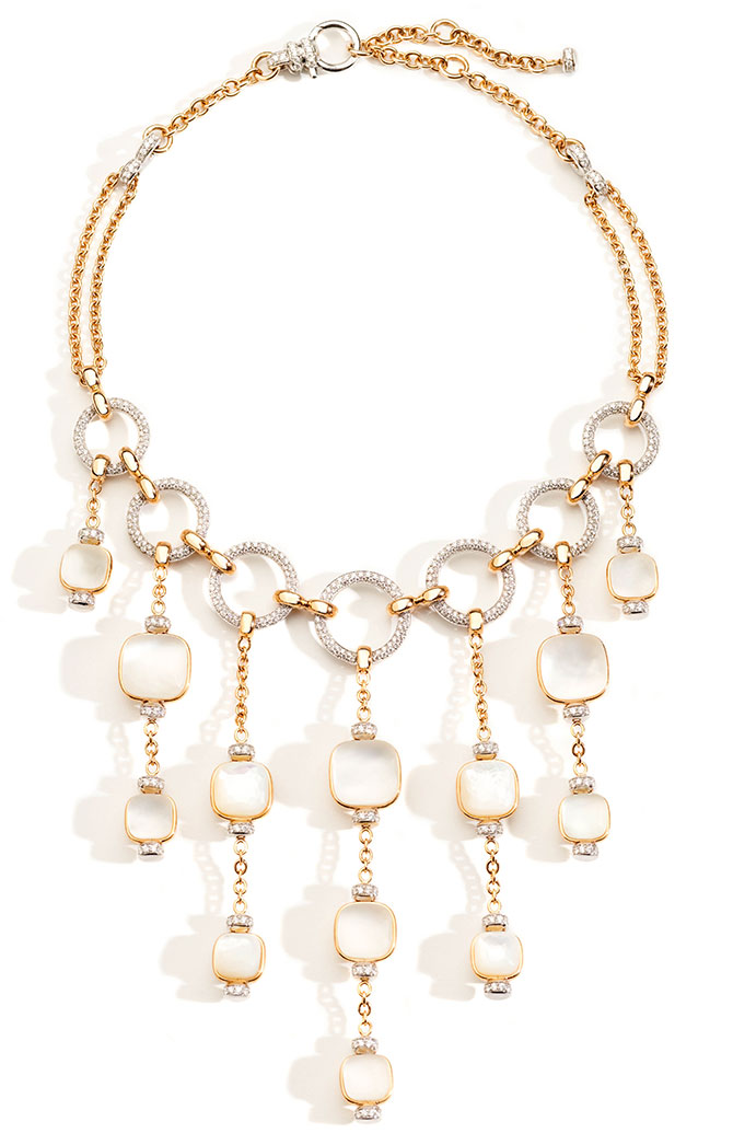 Pomellato Gioia Nudo pink gold necklace