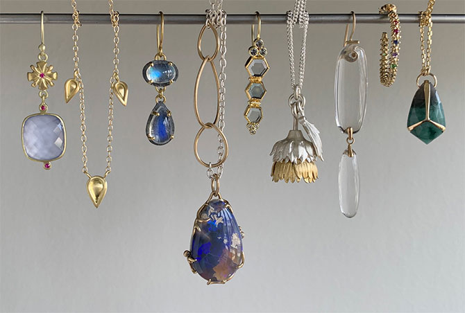 A Thousand Facets 10th anniversary jewelry grouping