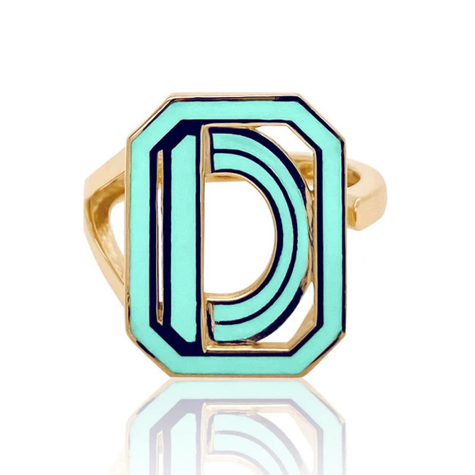 Colette Gatsby initial ring