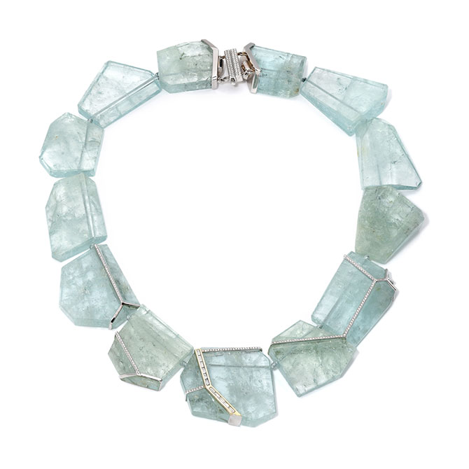 Emily P Wheeler aquamarine collar