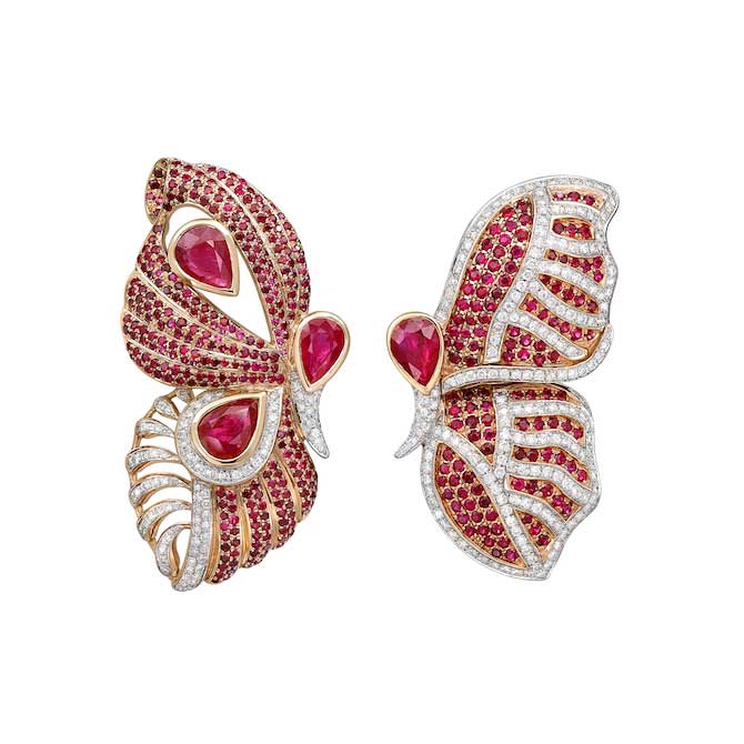 Fehmida Lakhany x Gemfields earrings