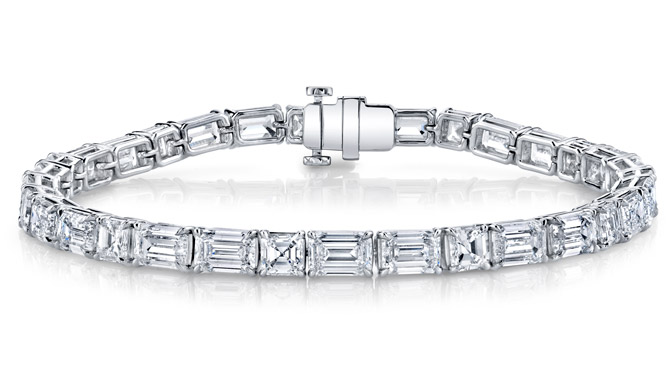 Joshua J diamond tennis bracelet