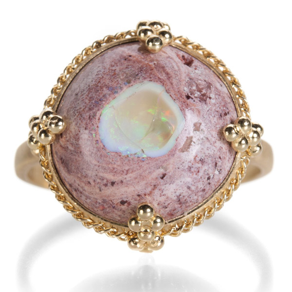 Amali Mexican fire opal ring