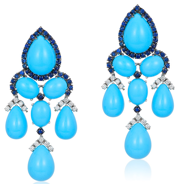 Andreoli turquoise earrings