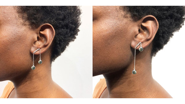 Aur Jewelry Orb Note earrings