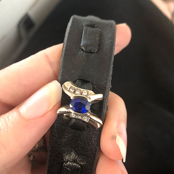 Balefire sapphire ring before