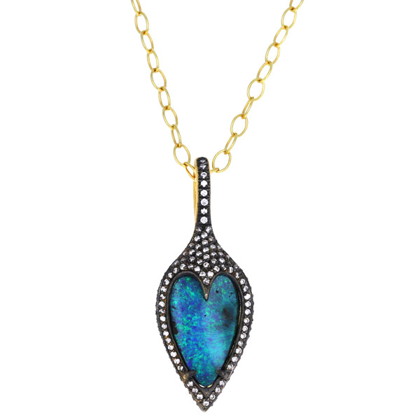 Cathy Waterman opal thorn pendant
