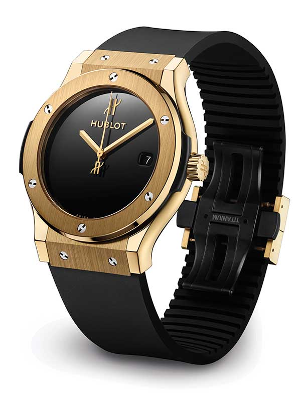 Hublot Classic Fusion 40th anniversary gold watch