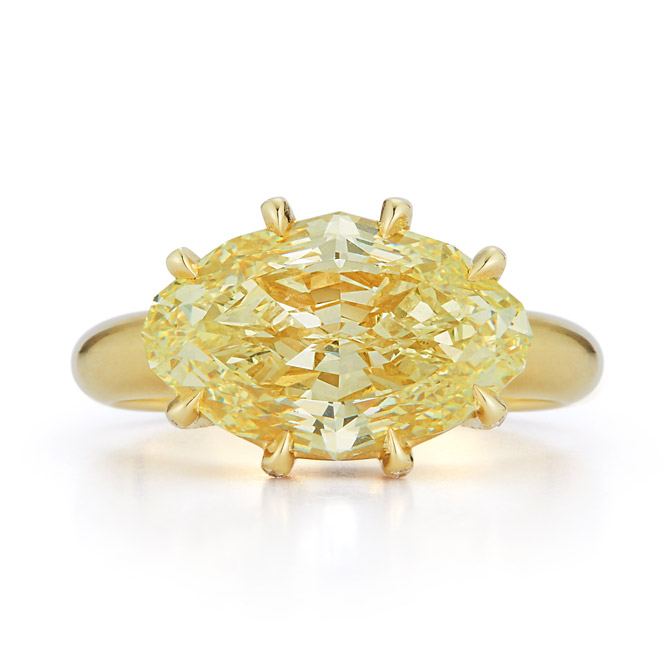 Jemma Wynne yellow diamond ring