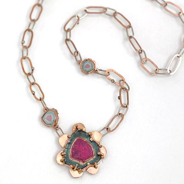 Jen Volkodav tourmaline necklace