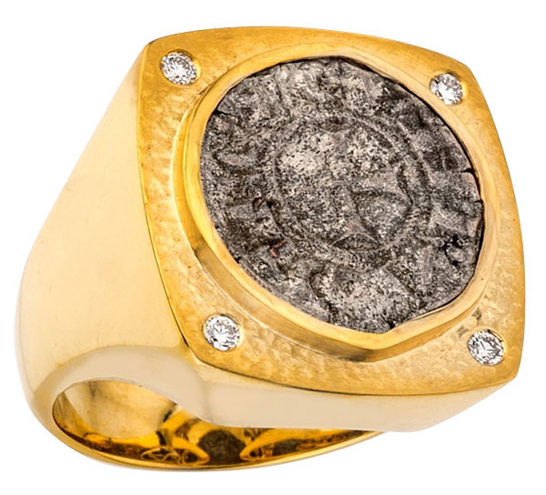Jorge Adeler crusader coin ring