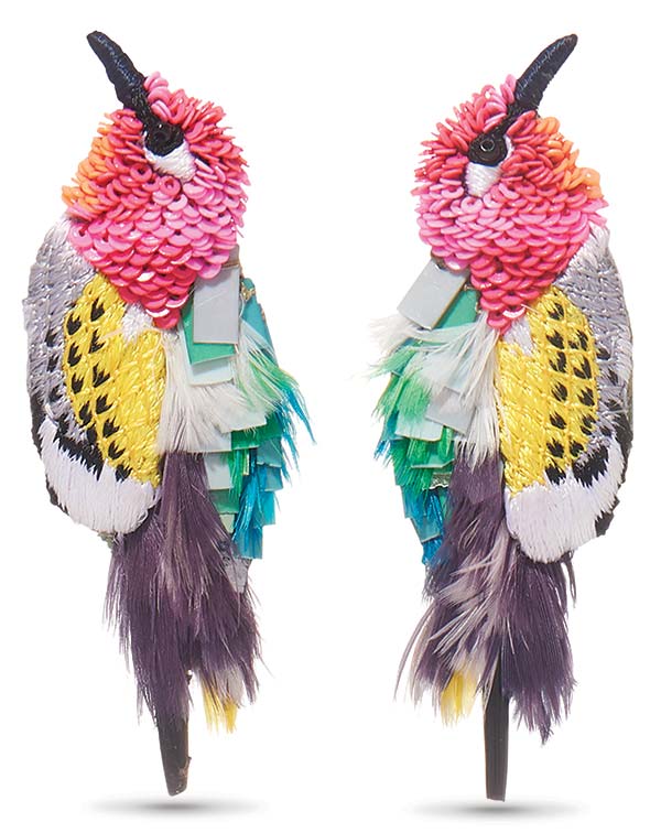 Mignonne Gavigan hummingbird earrings
