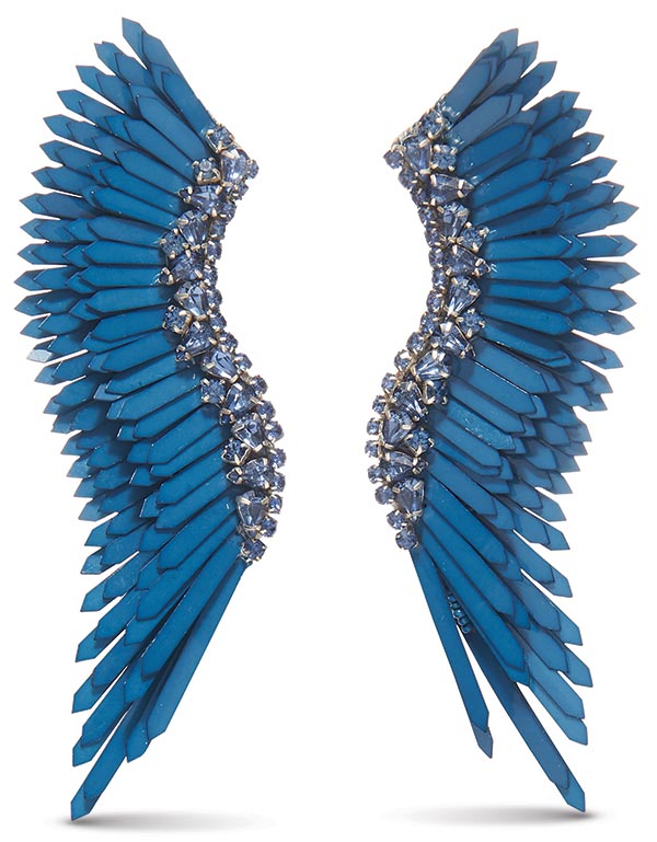 Mignonne Gavigan mega madeline dark blue earrings