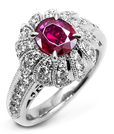Oliver Smith ruby ring