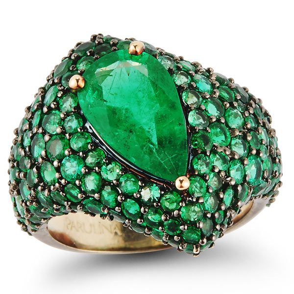 Parulina emerald ring