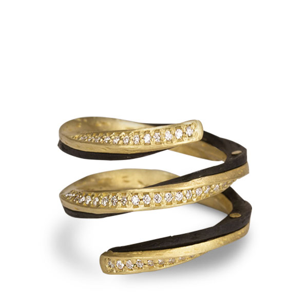 Sarah Graham diamond and gold ring