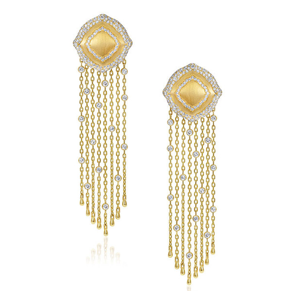 Vanleles Nile fringe earrings