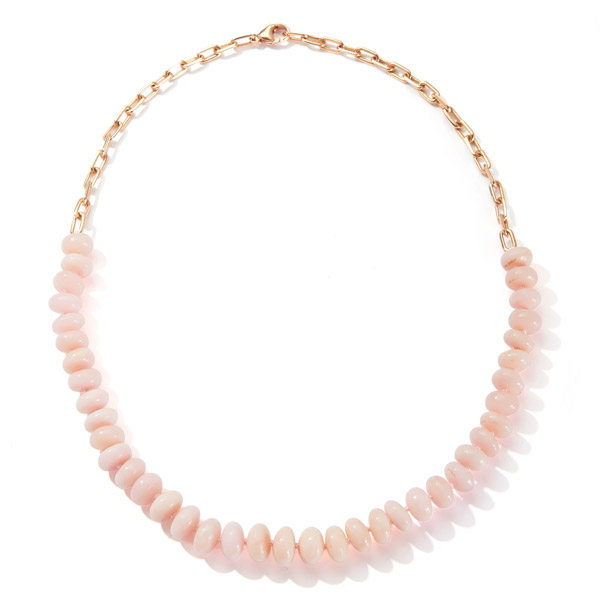 Walters Faith pink opal bead necklace
