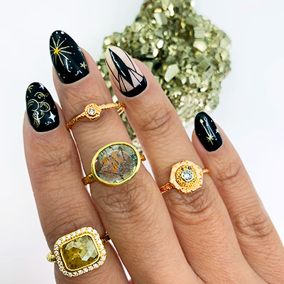 Adornment and Theory jewelry and manicure